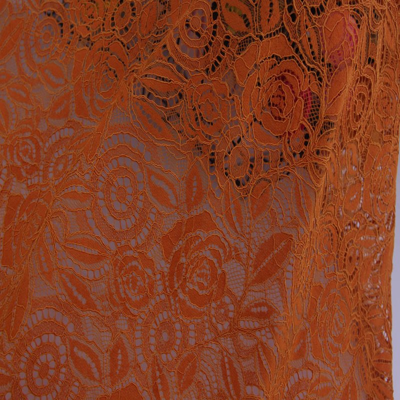Dress Evening Nylon Warp Knit Lace Fabric for Women's Wear Wholesale S 6